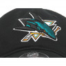 Бейсболка Atributika&Club NHL San Jose Sharks черная (55-58 см) 31645 - Бейсболка Atributika&Club NHL San Jose Sharks черная (55-58 см) 31645
