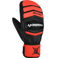Варежки Reusch Worldcup Warrior Team Mitten black/fluo red