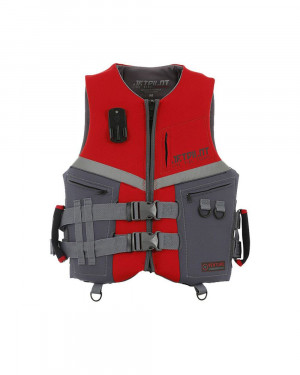 Спасательный жилет для гидроцикла неопрен мужской Jetpilot Venture Neo Vest ISO 50N w. Super Grip Red (2019) 