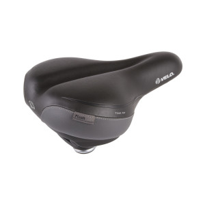 Седло VELO 5-250110 PLUSH TOUR AIR LASTOMER II комфорт 272х210мм Net-Tech-Base, пруж.+эласт.+воздуш. амортизатором (автонипель-AV) 665г. (на блист.) 