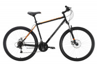 Велосипед Stark Outpost 27.1 D Steel черный/оранжевый Рама: 16" (2022)