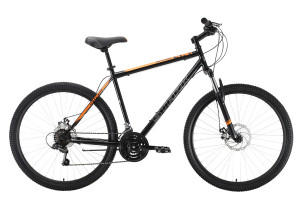 Велосипед Stark Outpost 27.1 D Steel черный/оранжевый Рама: 16&quot; (2022) 