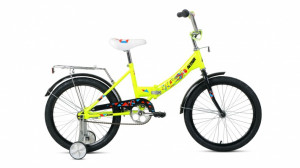 Велосипед ALTAIR CITY KIDS 20 COMPACT ярко-зеленый Рама: 13&quot; (2022) 