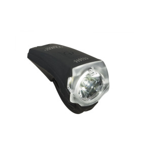 Фара AUTHOR 8-12002257 1д. 1W 300люмен/4ф. NERO светов. луч 180'. Li-Ion 3,7В/800 мАч USB-заряд.+кабель. силикон. крепл. черная 