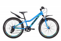 Велосипед Dewolf Ridly JR 24 синий/оливково-зеленый/черный (2022)