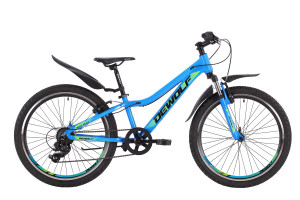 Велосипед Dewolf Ridly JR 24 синий/оливково-зеленый/черный (2022) 