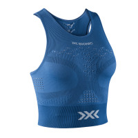 Термобелье топ X-Bionic Energizer 4.0 Fitness Crop Top Women jeans blue/pearl beige A019