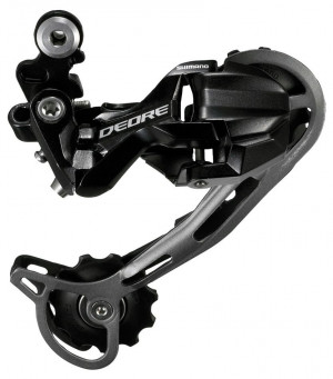 Перек-ль задний Shimano Deore, M592, SGS, 9ск., черн, shadow 