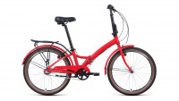 Велосипед Forward ENIGMA 24 3.0 красный матовый/белый 14" (2022)