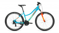 Велосипед Forward Jade 27.5 1.0 бирюзовый/желтый 16.5" (2022)