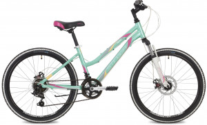 Велосипед Stinger Laguna D 24&quot; зеленый рама 12&quot; (2021) 