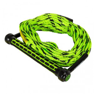 Фал с рукояткой для слалома O'Brien Handle 2-Section 12" green/black S26 (2264538) 