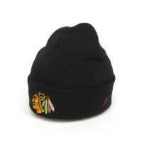 Шапка Atributika&Club NHL Chicago Blackhawks черная (52-54 см) 59395