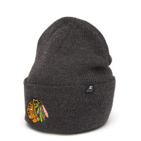 Шапка Atributika&Club NHL Chicago Blackhawks черный меланж (55-58 см) 59331