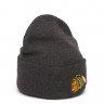 Шапка Atributika&Club NHL Chicago Blackhawks черный меланж (55-58 см) 59331 - Шапка Atributika&Club NHL Chicago Blackhawks черный меланж (55-58 см) 59331