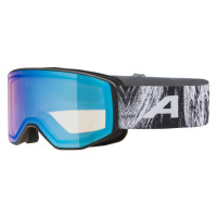Маска Alpina Venet black-glacier matt/q-lite blue mirror S1 размер M