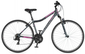 Велосипед Author Compact ASL 28" серый/розовый рама: 15" (2025) 