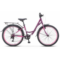 Велосипед Stels Miss-4300 V 24" Z010 (м) пурпурный рама: 14" (2025)