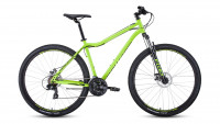Велосипед Forward SPORTING 29 2.0 disc ярко-зеленый/черный (2021)