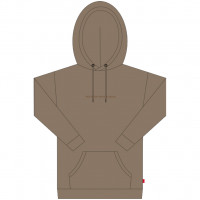 Толстовка Van Deer Casual Hoodie ocher V25BE068