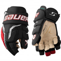 Перчатки Bauer Supreme F50 Pro S26 SR black/red (1067091) Перчатки Bauer Supreme F50 Pro S26 SR black/red (1067091)