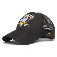 Бейсболка NHL Anaheim Ducks черно-серая (55-58 см)