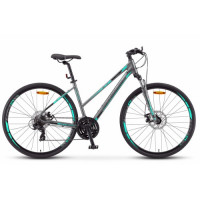 Велосипед Stels Cross-130 MD Lady 28" V010 хром рама: 15.5" (2019)