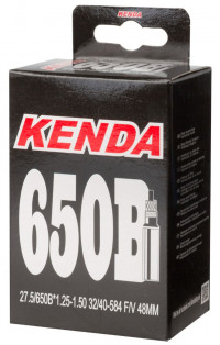 Велокамера 27.5" Kenda 1.25-1.50 32/40-584 Sport 48мм (5-516275)