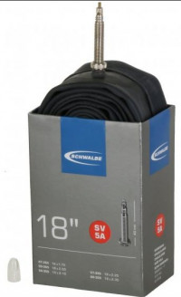 Велокамера 18" Schwalbe SV5A 18'х1.75-2.35 47/60-355 IB 40mm (05-10412513) Велокамера 18" Schwalbe SV5A 18'х1.75-2.35 47/60-355 IB 40mm (05-10412513)