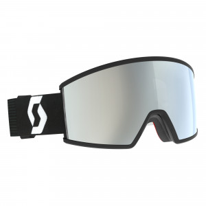 Маска Scott Ambit mineral black/white + AMP white chrome S2 