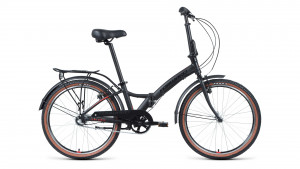 Велосипед Forward ENIGMA 24 3.0 черный матовый/красный 14&quot; (2022) 