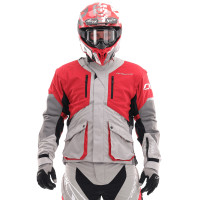 Куртка Эндуро Dragonfly Freeride Grey-Red