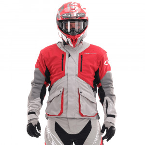 Куртка Эндуро Dragonfly Freeride Grey-Red 