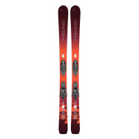 Горные лыжи Head e-Total Joy SW SLR Pro + креп. Joy 11 GW SLR Brake 90 [H] dark red/orange (2025)