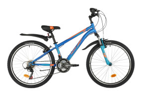 Велосипед NOVATRACK  ACTION 24&quot; синий, стальная рама 12&quot; (2022) 