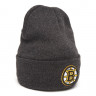 Шапка Atributika&Club NHL Boston Bruins черный меланж (55-58 см) 59335 - Шапка Atributika&Club NHL Boston Bruins черный меланж (55-58 см) 59335
