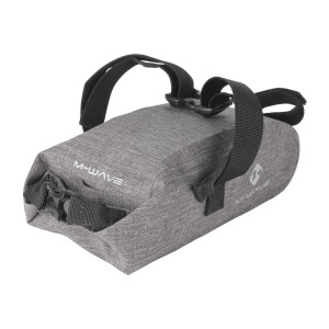 Подсумок M-WAVE 5-122884 подсед. увелич. р-р 20х9х9см V=2,5л 100% водонепрониц. с отражат. элемент. сварные швы, дизайн DENIM серый 