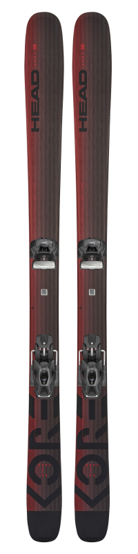 Горные лыжи Head Kore 99 black-red + крепление ATTACK 11 GW BRAKE 110 [A] (2023) 