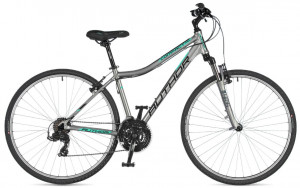 Велосипед Author Compact ASL 28" серебро/бирюза рама: 17" (2025) 