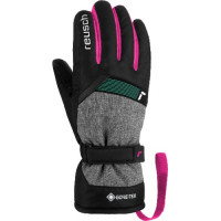 Перчатки горнолыжные Reusch Flash Gore-Tex Junior Black/Black Melange/Brilliant Pink Glo