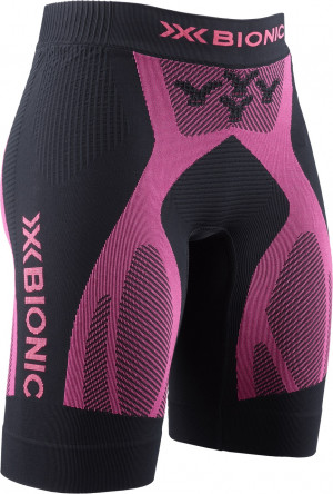 Шорты X-Bionic The Trick 4.0 G2 Run Women Opal Black/Neon Flamingo 