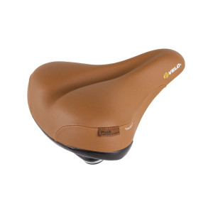 Седло VELO 5-250128 TOUR ELA X комфорт 260х220мм искуств. кожа эластомер. закрытые пружин. коричн. (на блист.) 