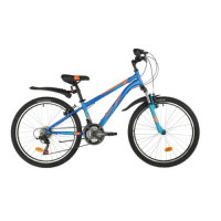 Велосипед Novatrack Action 24" синий,  стальная рама 11" (2022)