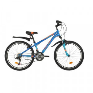 Велосипед Novatrack Action 24&quot; синий,  стальная рама 11&quot; (2022) 