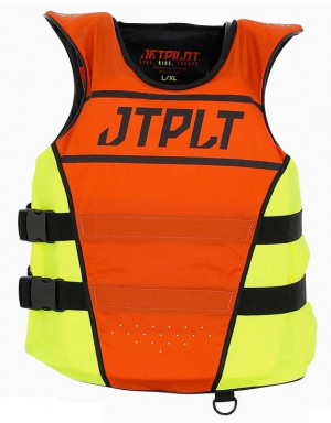 Спасательный жилет для гидроцикла нейлон мужской Jetpilot Matrix Race Nylon Vest ISO 50N Orange/Yellow 2002302 (2020) 