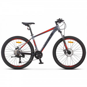 Велосипед Stels Navigator-730 MD 27.5&quot; V010 (м) матовый темно-серый/красный рама: 15.5&quot; (2025) 