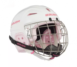 Шлем с маской Bauer Lil Sport Combo YTH pink (1036927) 