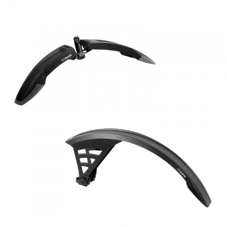 Mountain Bike Fenders 27.5 29 Inch ZEFAL Deflector RS75 Rear Mudguard - Black, Fits 27.5" & 29" Mountain Bikes Full Suspension Mud Protector - View #4