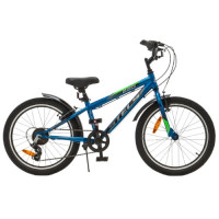 Велосипед Stels Turbo-220 V 20" Z010 (м) 6-ск синий (2025)