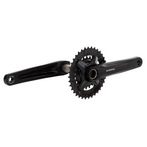 Шатуны Shimano FC-MT210-B2, FOR REAR 9-SPEED, 2-PCS FC, 170MM, 36-22T W/O CG,W/O BB PARTS, CHAIN LIN 